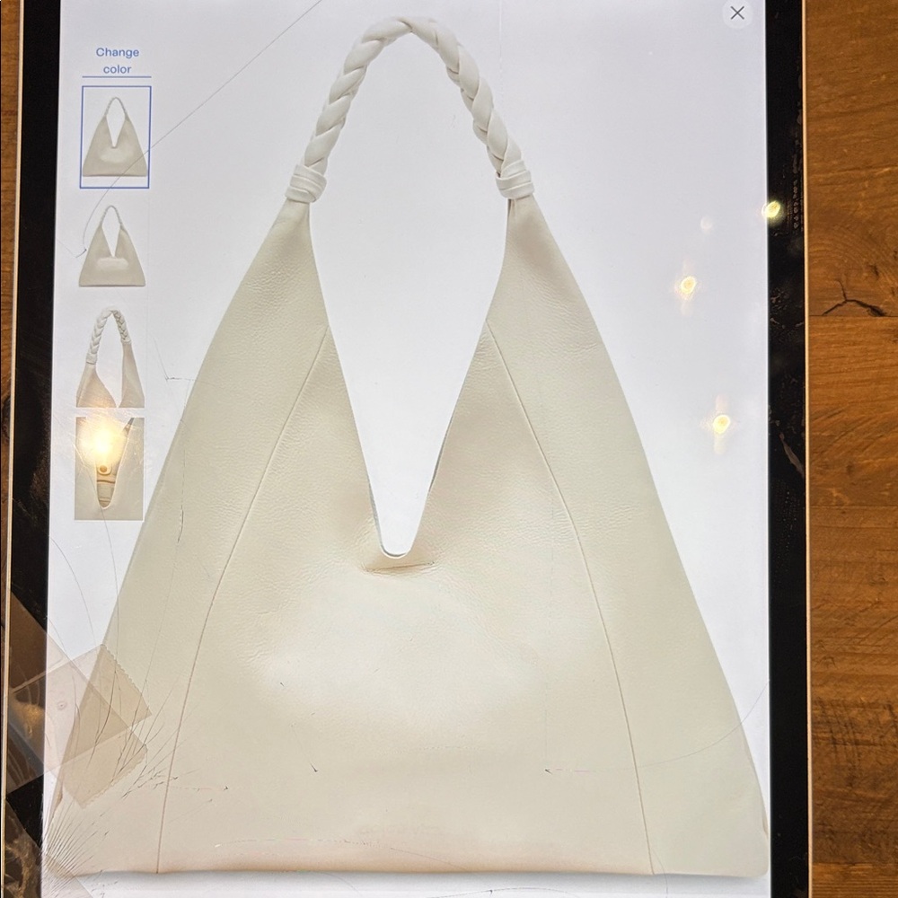 Dolce Vita Ivory Tote Bag